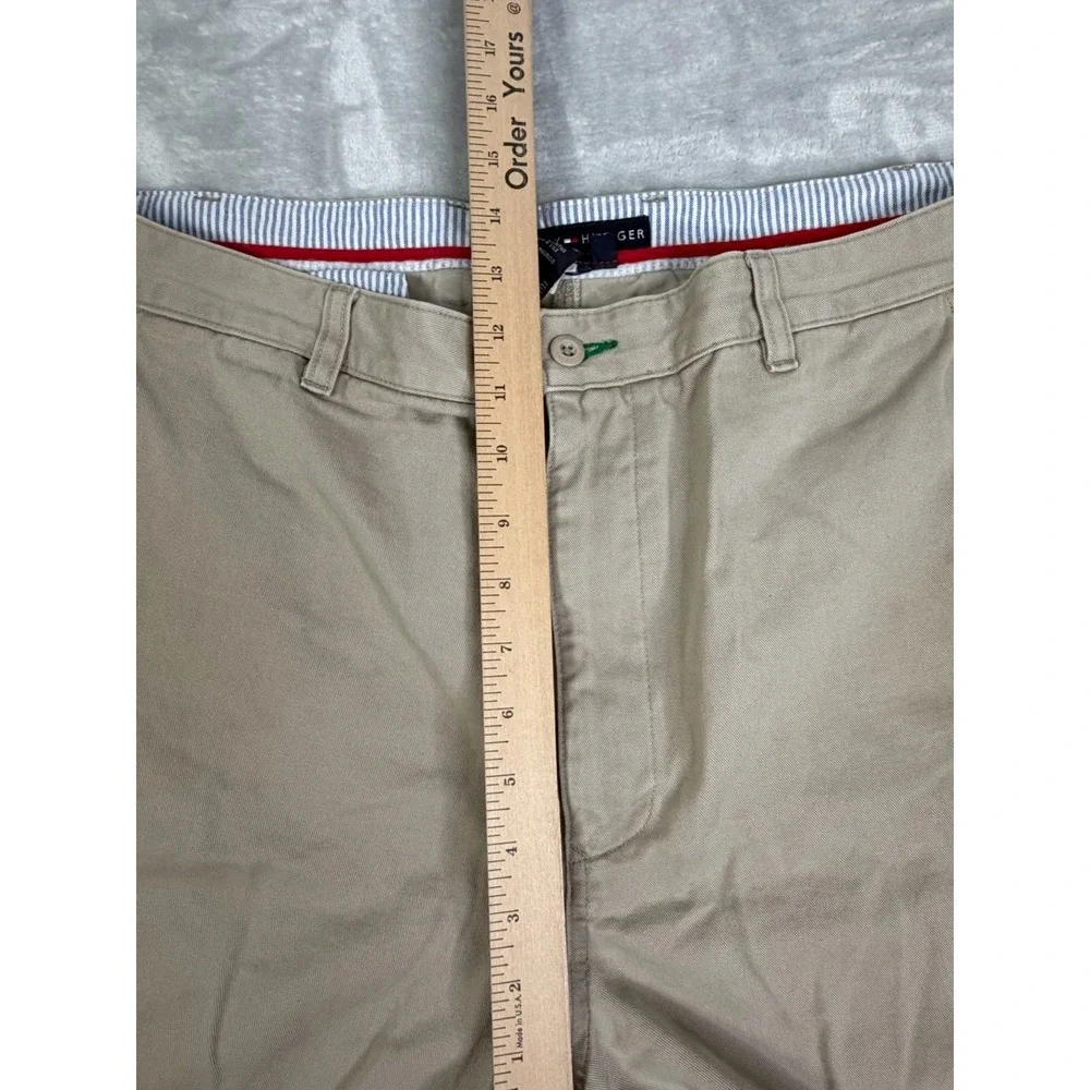Tommy Hilfiger Cargo Shorts Men's 40 Khaki Summer Utility Shorts